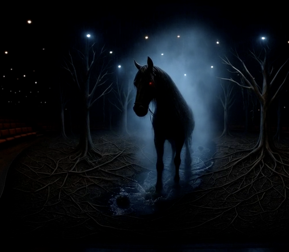 Act III staging - the forest closes in