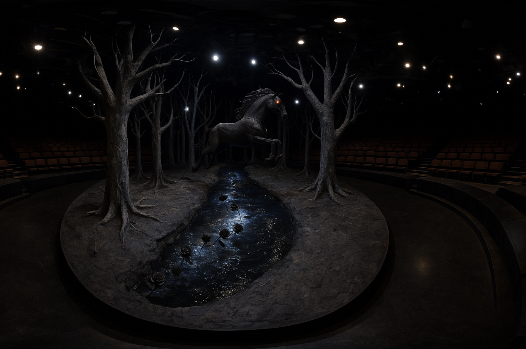 Full stage render - the forest revealed