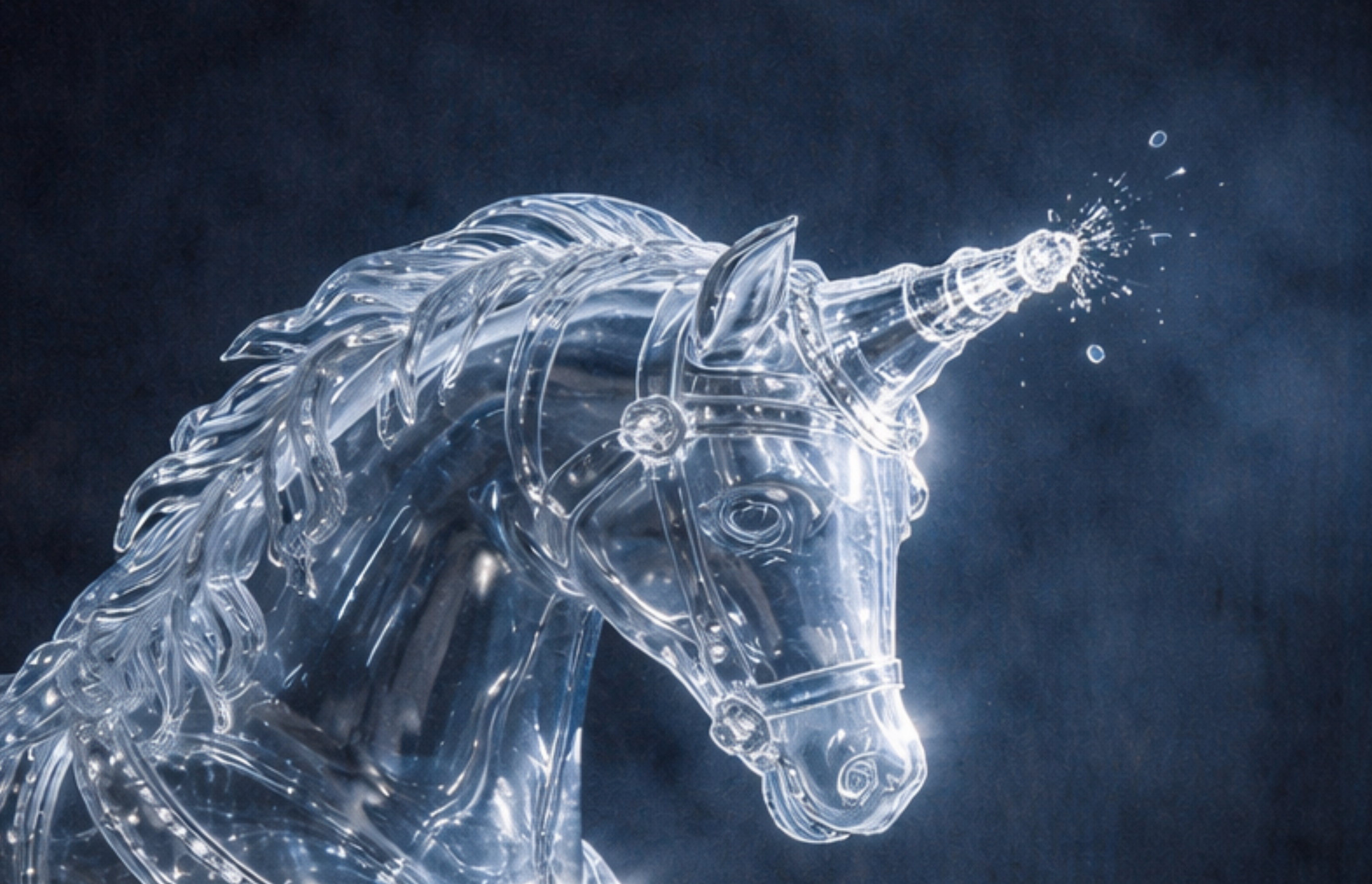 The glass unicorn in context