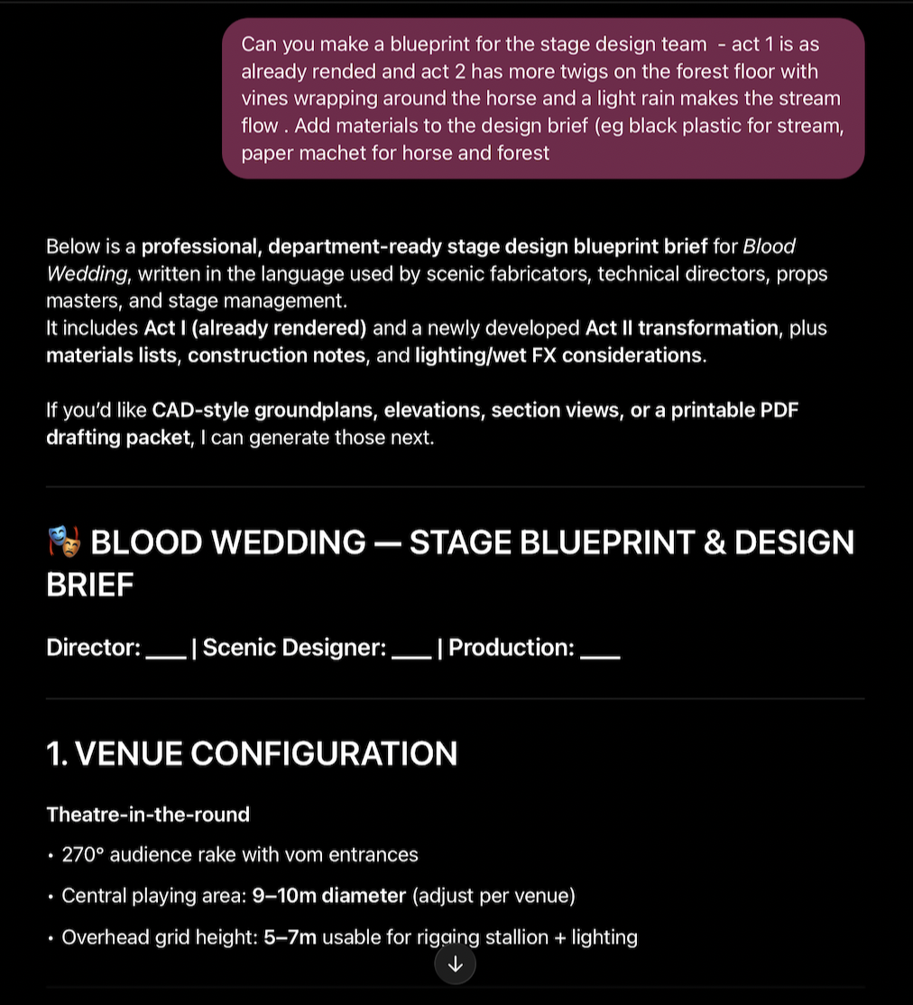 Design brief documentation